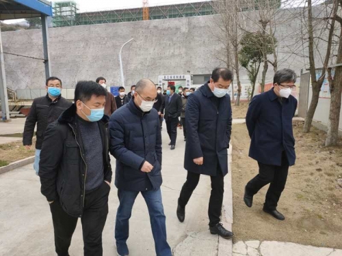【领导关怀】发挥优势  共克时艰——市城投集团检查组一行对杭州yy易游体育集团天子岭分类减量EPC项目复工情况检查指导