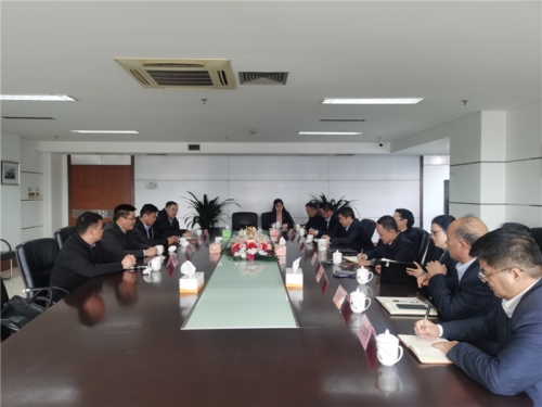 【领导关怀】市城投集团党委委员、副总经理沈卓恒一行赴杭州yy易游体育调研指导工作