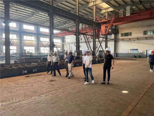 【管理纵横】杭州yy易游体育集团董事长张汉文一行赴所属钢结构公司诸暨加工基地调研指导